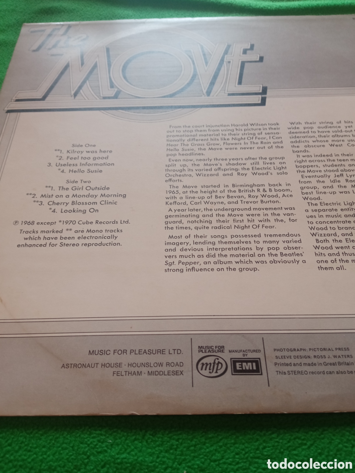 Discos de vinilo: The Move - Same Vinilo Lp - Foto 2