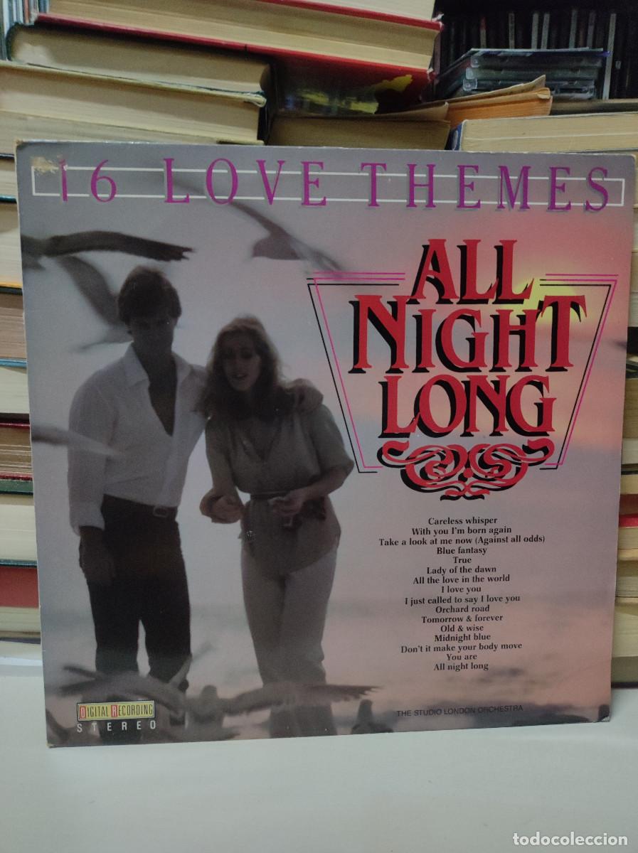 Discos de vinilo: ALL NIGHT LONG 16 LOVE THEMES - Foto 1