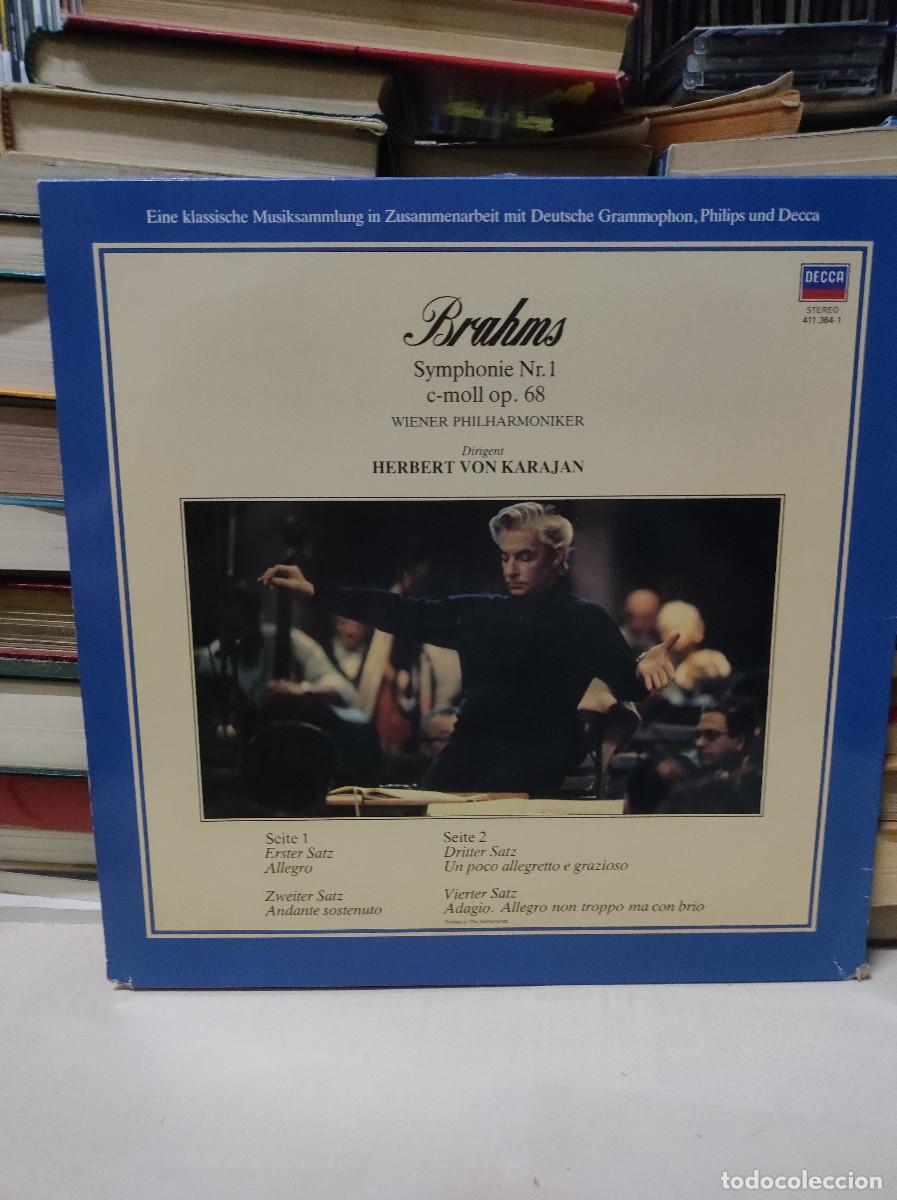 Discos de vinilo: BRAHMS SYMPHONIE NR. 1 - Foto 2