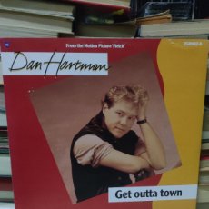 Discos de vinilo: DAN HARTMAN – GET OUTTA TOWN. Lote 369089056