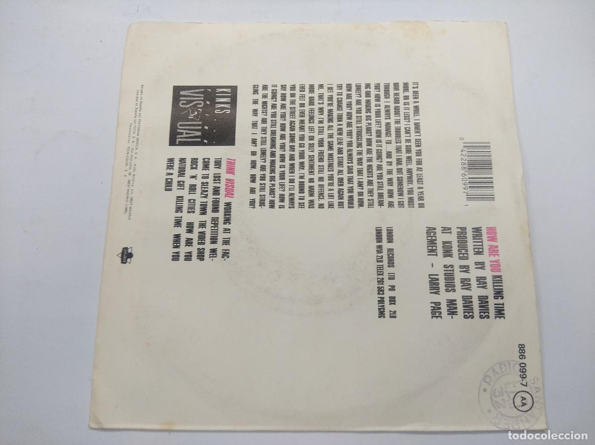 Discos de vinilo: KINKS/HOW ARE YOU/SINGLE. - Foto 3