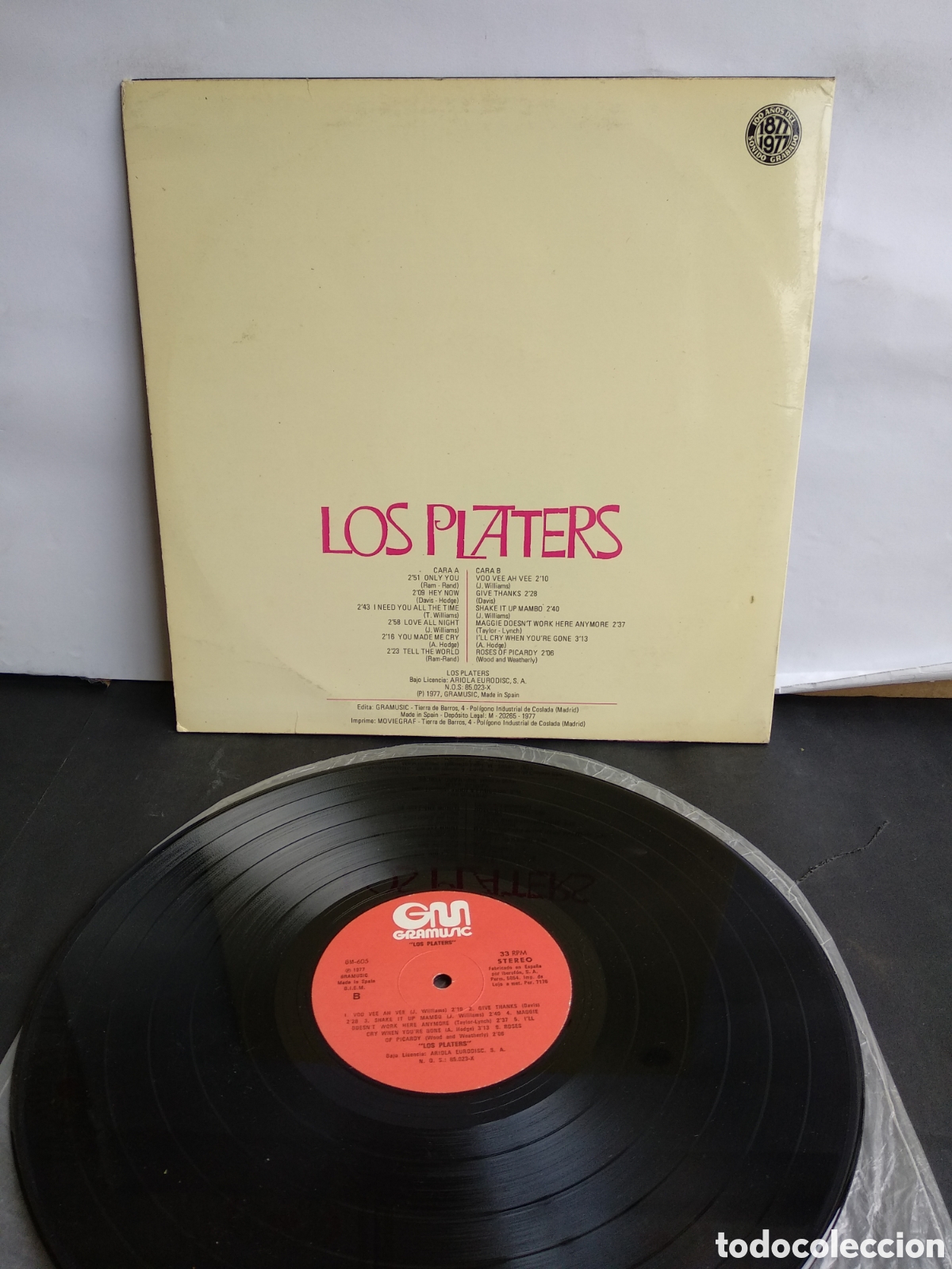 Discos de vinilo: *LOS PLATERS, SPAIN, GRAMUSIC,1977 LT.2 - Foto 2