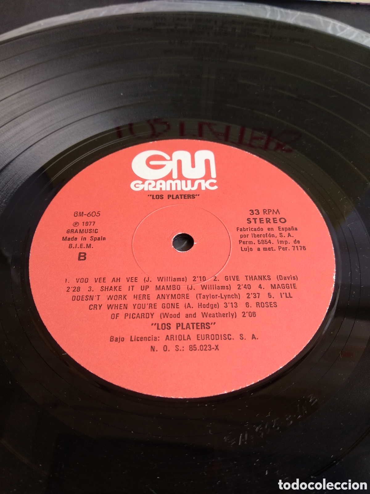 Discos de vinilo: *LOS PLATERS, SPAIN, GRAMUSIC,1977 LT.2 - Foto 4
