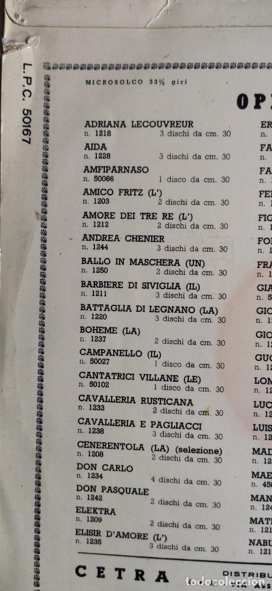 Discos de vinilo: La Traviata. Long playing. Pagine Scelte - Foto 3