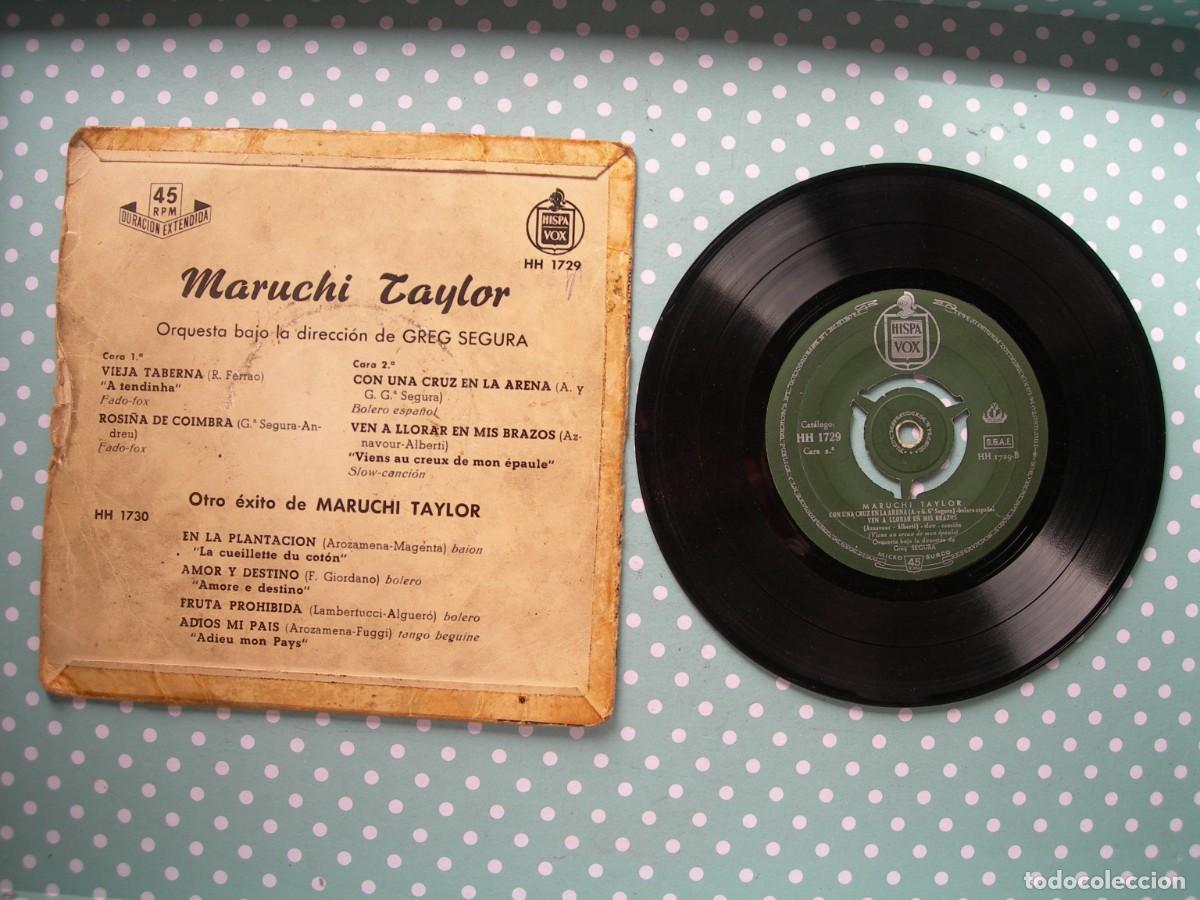 Discos de vinilo: MARUCHI TAYLOR / VIEJA TABERNA +3 / EP - Foto 2