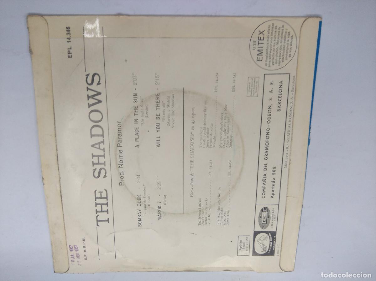 Discos de vinilo: THE SHADOWS/BOMBAY DUCK/SINGLE. - Foto 3