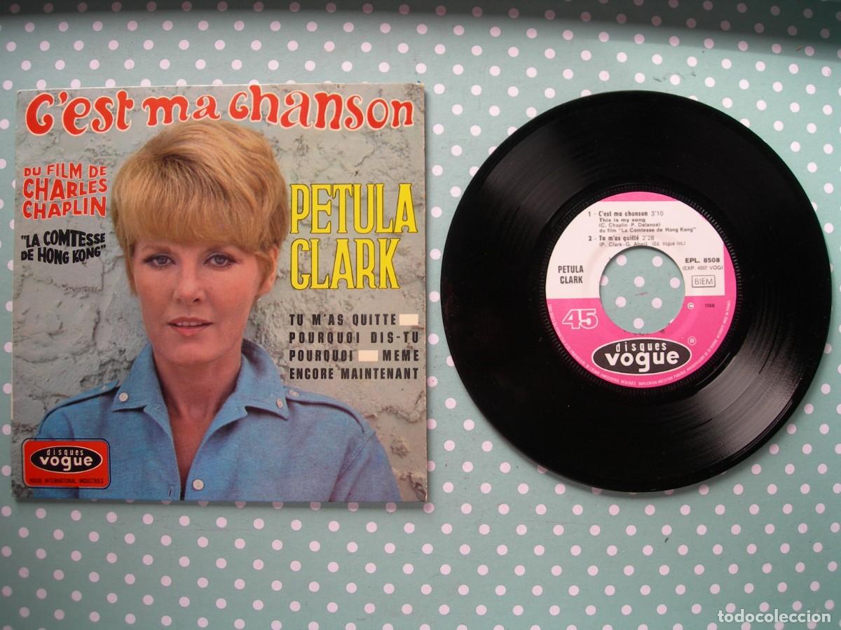Discos de vinilo: PETULA CLARK / C&Eacute;ST MA CHANSON + 3 / EP / EDICI&Oacute;N FRANCESA - Foto 1