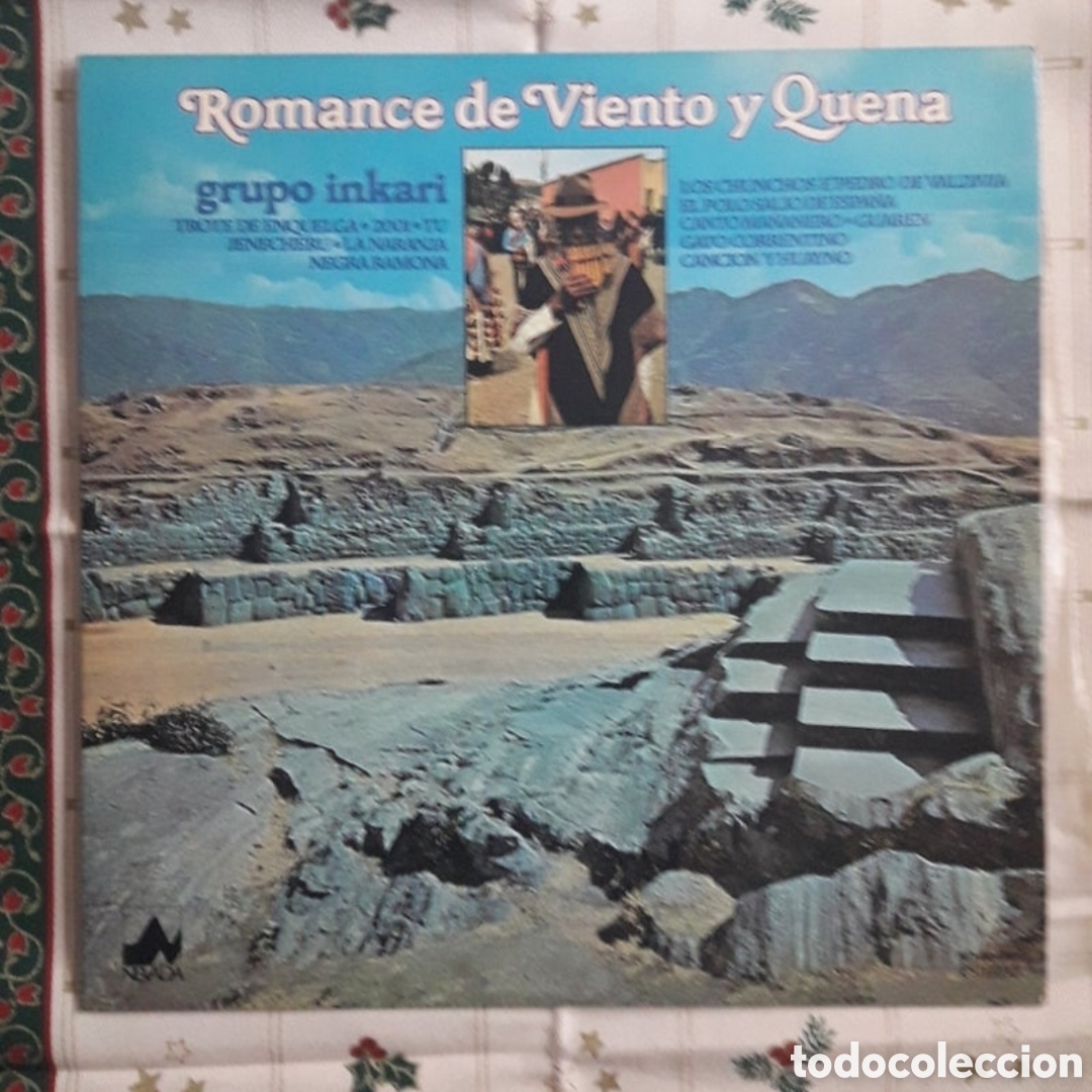 Vinyl records: Lp Grupo Inkari. Romance de viento y quena