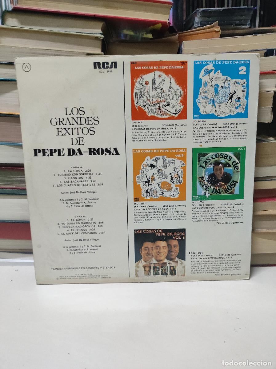 Discos de vinilo: Pepe Da Rosa &ndash; Los Grandes Exitos De Pepe Da Rosa - Foto 2