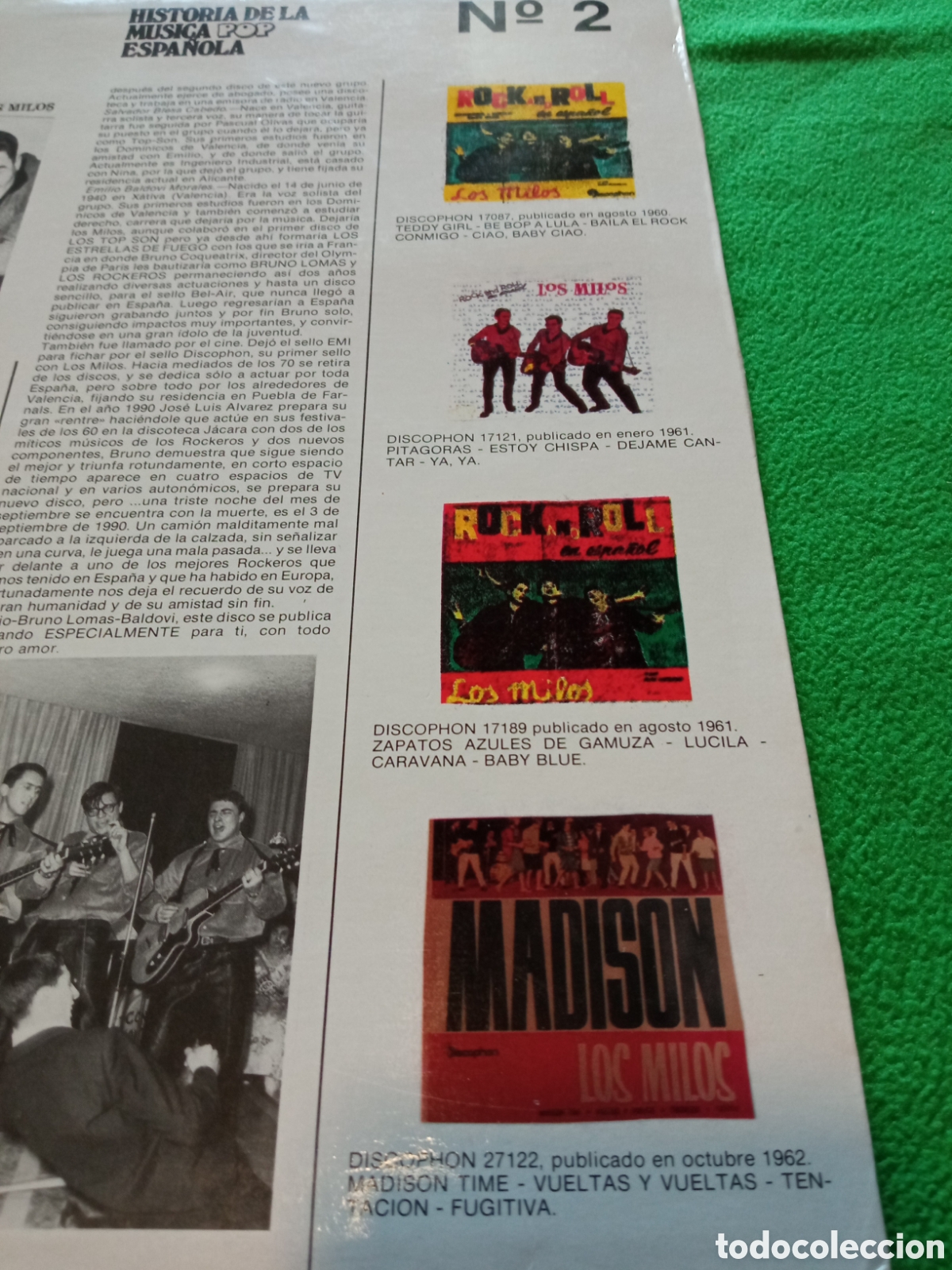 Discos de vinilo: Los Milos- Rock and Roll en espa&ntilde;ol - Foto 3