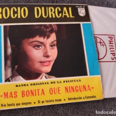 Discos de vinilo: ROCIO DURCAL - EP SPAIN 1965 - PHILIPS 436320- MAS BONITA QUE NINGUNA - BSO - CHICA YE-YE ESPAÑOLA