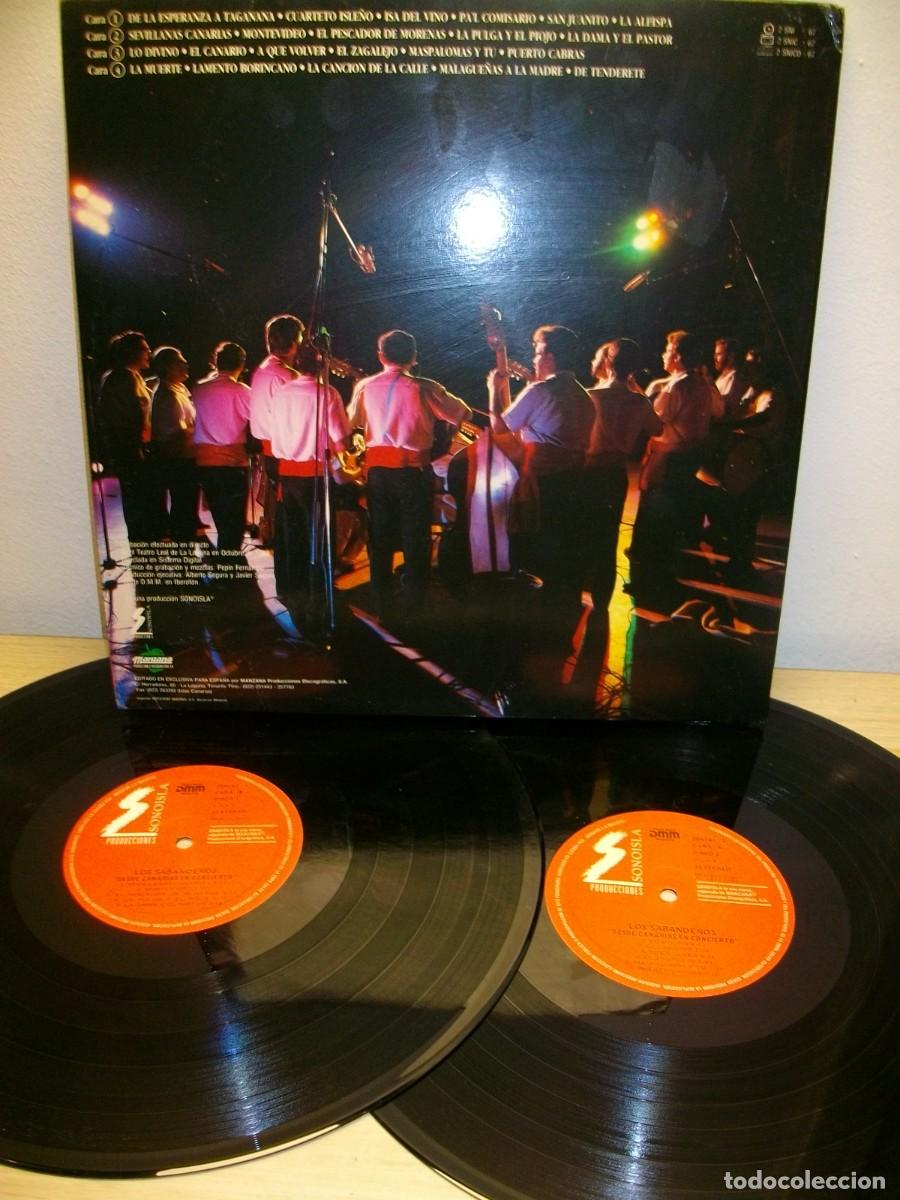 Discos de vinilo: Sabande&ntilde;os &ndash; Desde Canarias En Concierto 2 LP - Foto 2