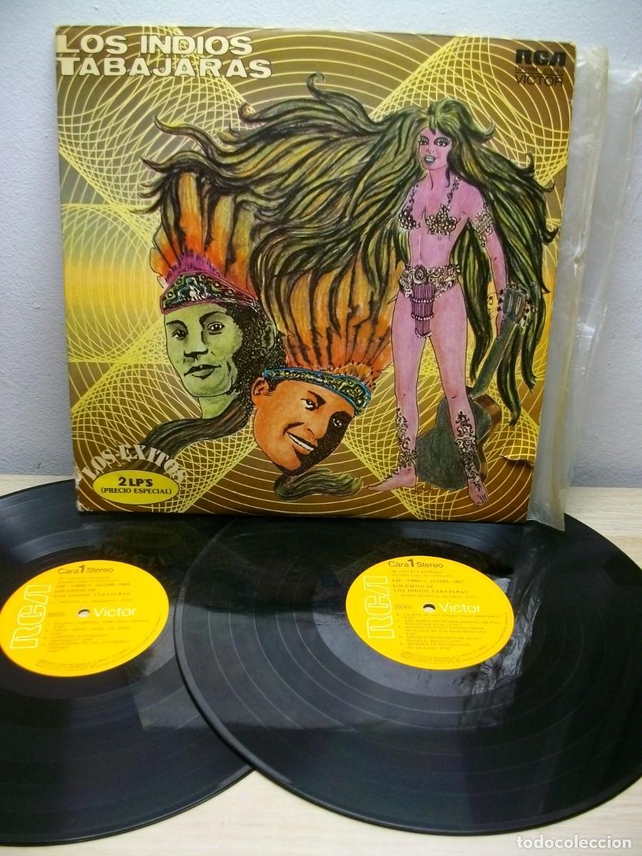 Discos de vinilo: Los Indios Tabajaras &ndash; Los Exitos De Los Indios Tabajaras 2 x LP - Foto 1