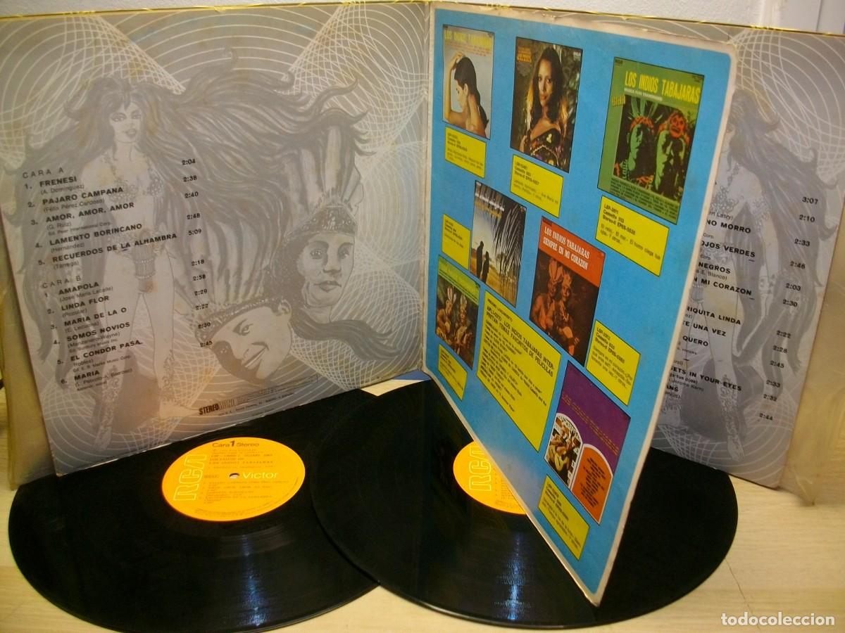 Discos de vinilo: Los Indios Tabajaras &ndash; Los Exitos De Los Indios Tabajaras 2 x LP - Foto 3