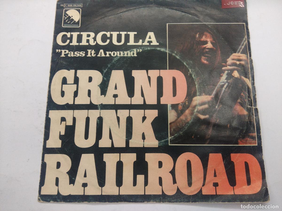 Discos de vinilo: GRAND FUNK RAILROAD/CIRCULA/SINGLE. - Foto 1