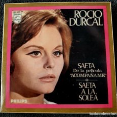 Discos de vinilo: ROCIO DURCAL - EP SPAIN 1966 - PHILIPS 360064 - SAETA - BSO ”ACOMPAÑAME” - CHICA YE-YE ESPAÑOLA.