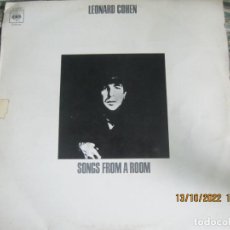 Discos de vinilo: LEONARD COHEN - SONGS FROM A ROOM LP - ORIGINAL ESPAÑOL - CBS RECORDS 1970 -. Lote 369246471