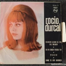 Discos de vinilo: ROCIO DURCAL - EP SPAIN 1964 - PHILIPS 436284 CUANDO LLEGUE EL FIN DEL MUNDO CHICA YE-YE ESPAÑOLA.