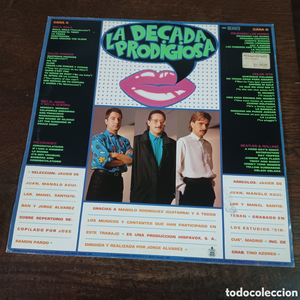 Discos de vinilo: DECADA PRODIGIOSA A&Ntilde;O 2 - A&Ntilde;O 1986 VINILO COMO NUEVO - Foto 2