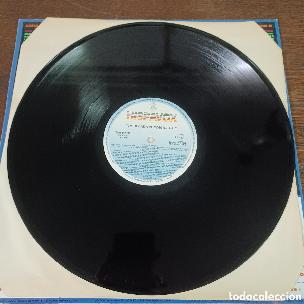Discos de vinilo: DECADA PRODIGIOSA A&Ntilde;O 2 - A&Ntilde;O 1986 VINILO COMO NUEVO - Foto 3