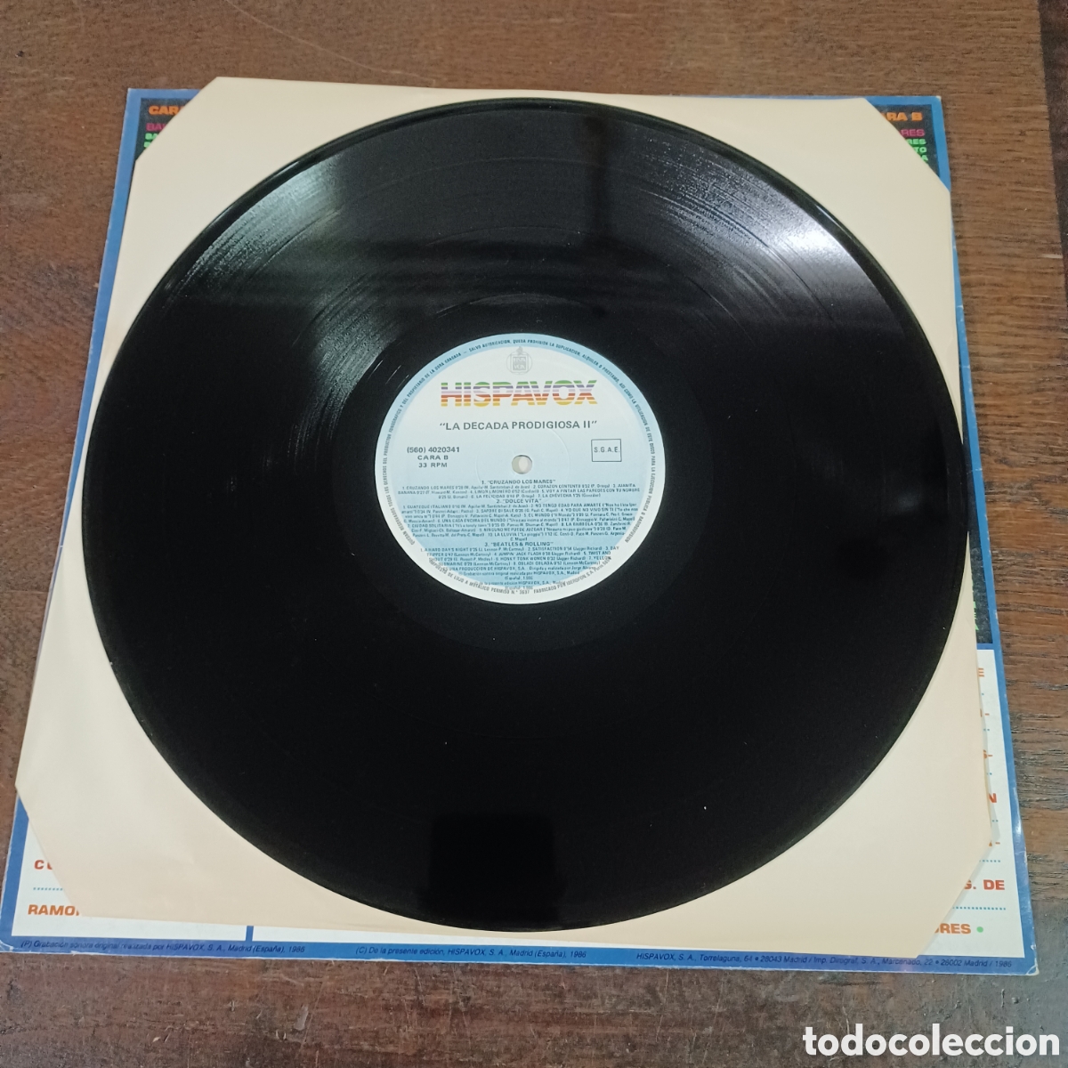 Discos de vinilo: DECADA PRODIGIOSA A&Ntilde;O 2 - A&Ntilde;O 1986 VINILO COMO NUEVO - Foto 4