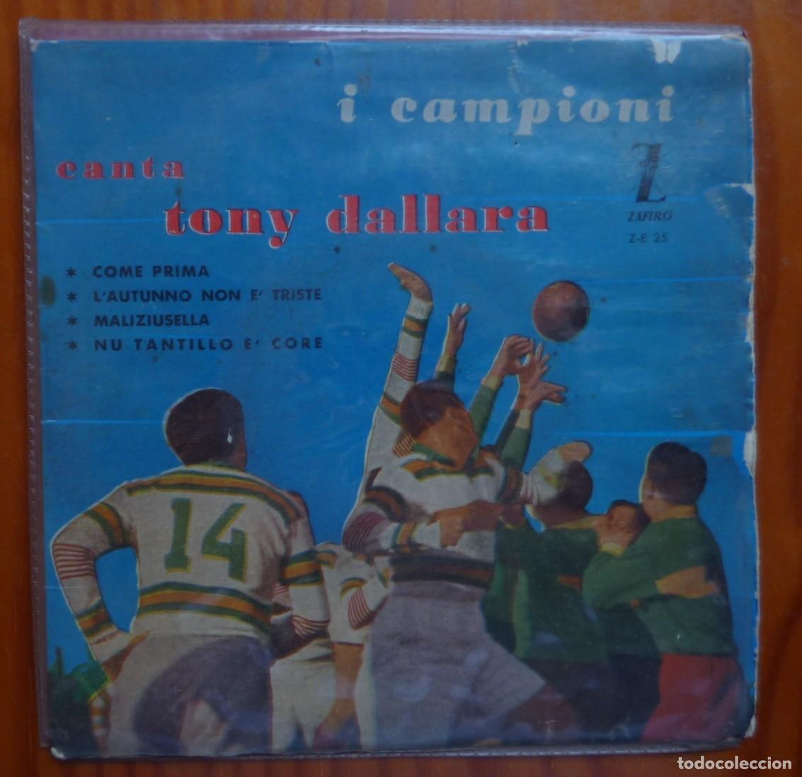 Discos de vinilo: TONY DALLARA / COME PRIMA+3 / 1959 / EP - Foto 1