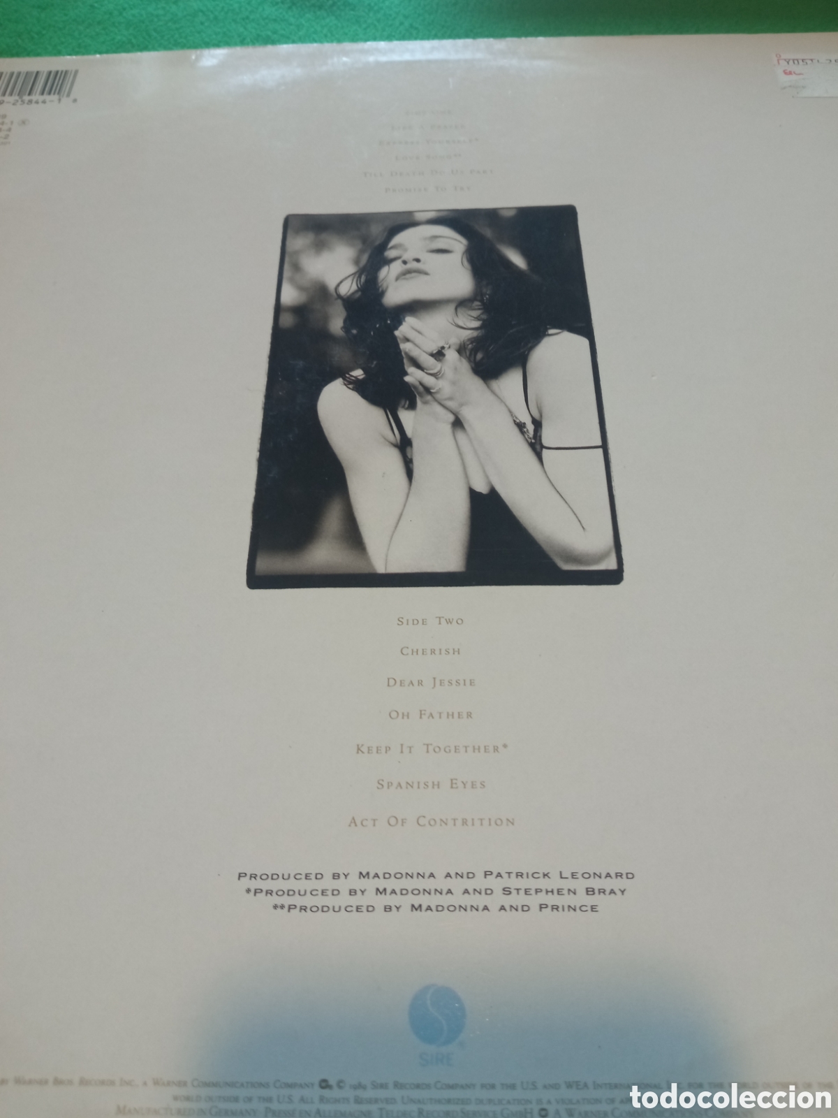 Discos de vinilo: Madonna - Like a Prayer - Foto 2