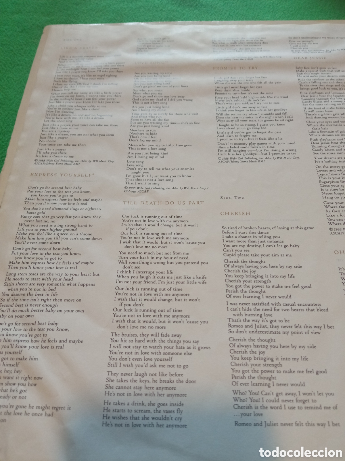 Discos de vinilo: Madonna - Like a Prayer - Foto 4