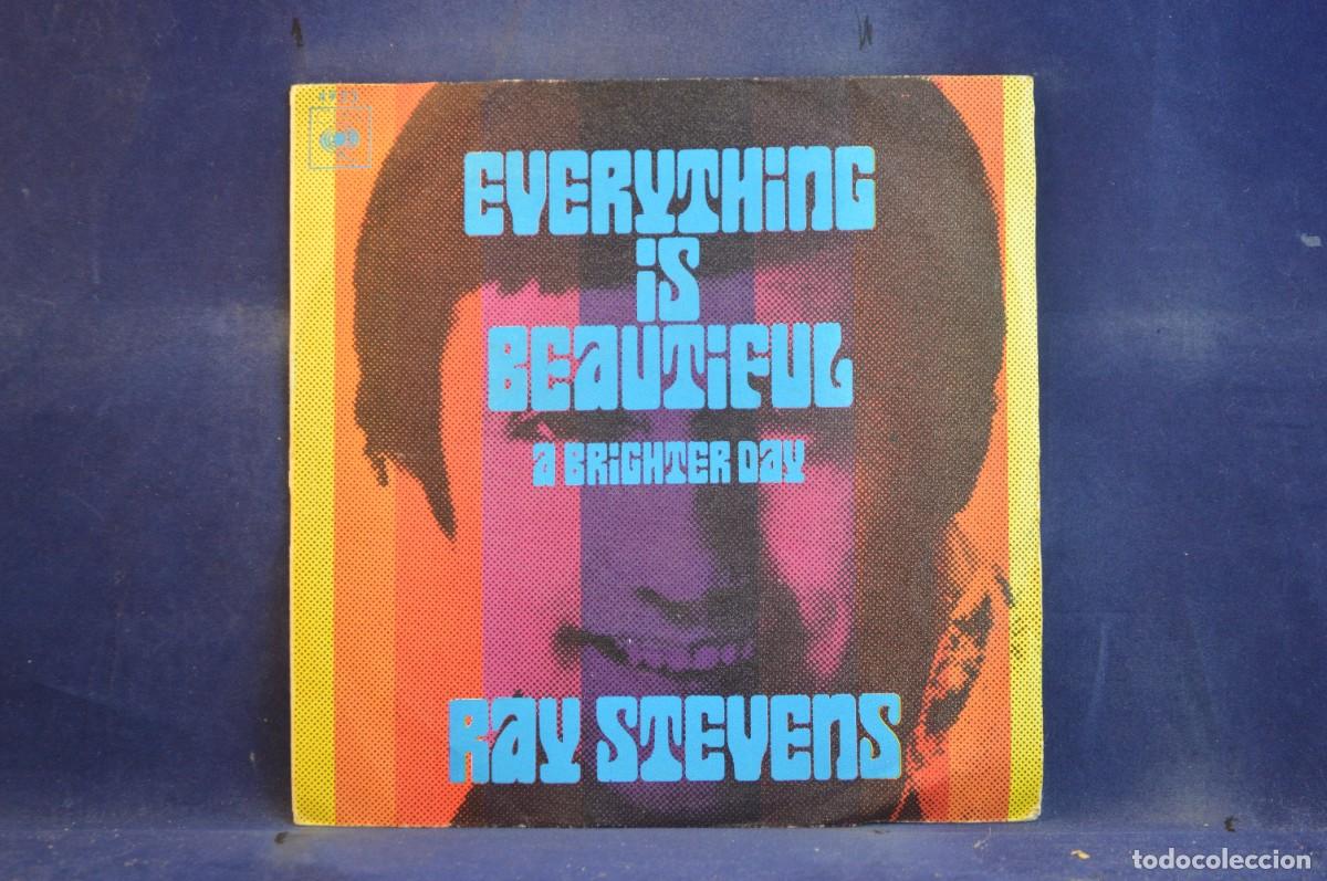 Discos de vinilo: RAY STEVENS - EVERYTHING IS BEAUTIFUL / A BRIGHTER DAY - SINGLE - Foto 1