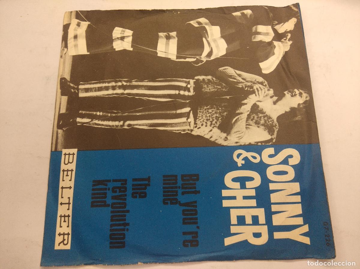 Discos de vinilo: SONNY & CHER/BUT YOURE MINE/SINGLE. - Foto 3