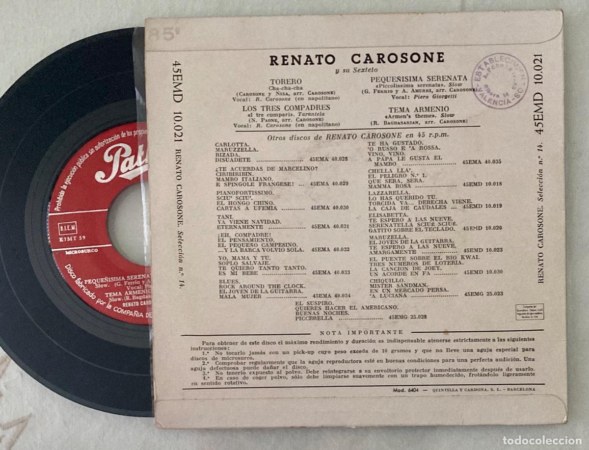 Discos de vinilo: Renato Carosone - 1958 - Foto 2