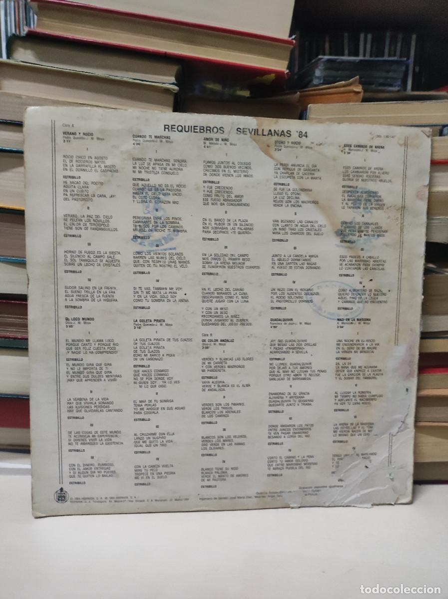 Discos de vinilo: Requiebros &ndash; Sevillanas 84 - Foto 2
