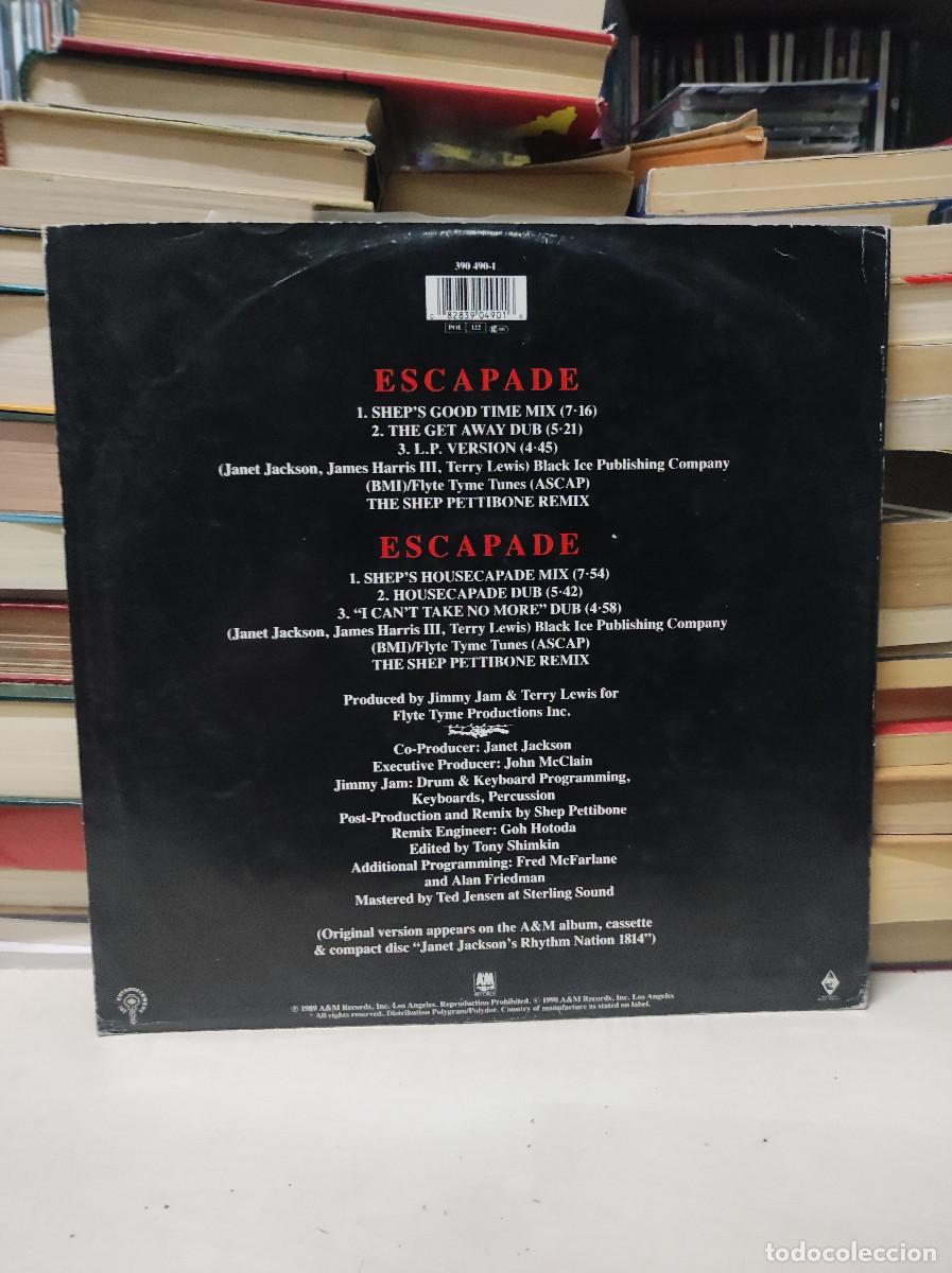 Discos de vinilo: Janet Jackson &ndash; Escapade - Foto 2