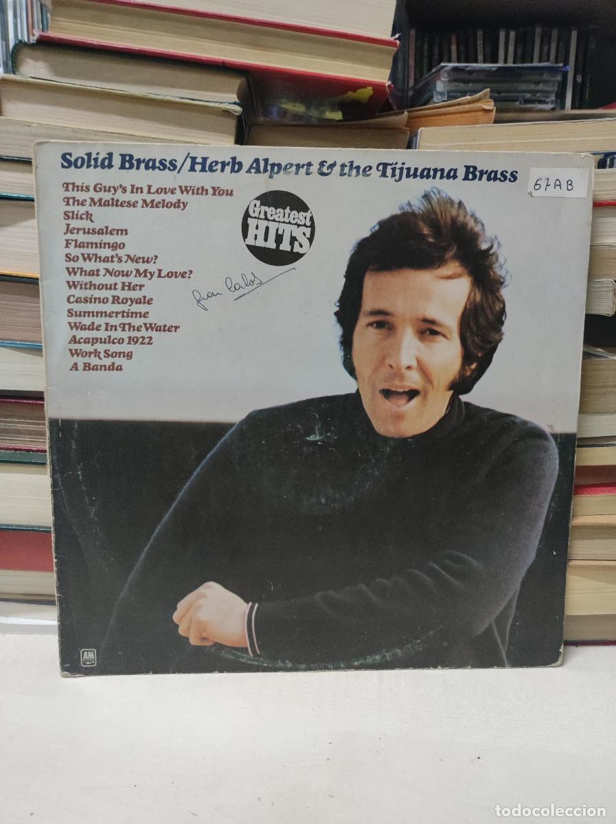 Discos de vinilo: Herb Alpert & The Tijuana Brass &ndash; Solid Brass - Greatest Hits - Foto 1