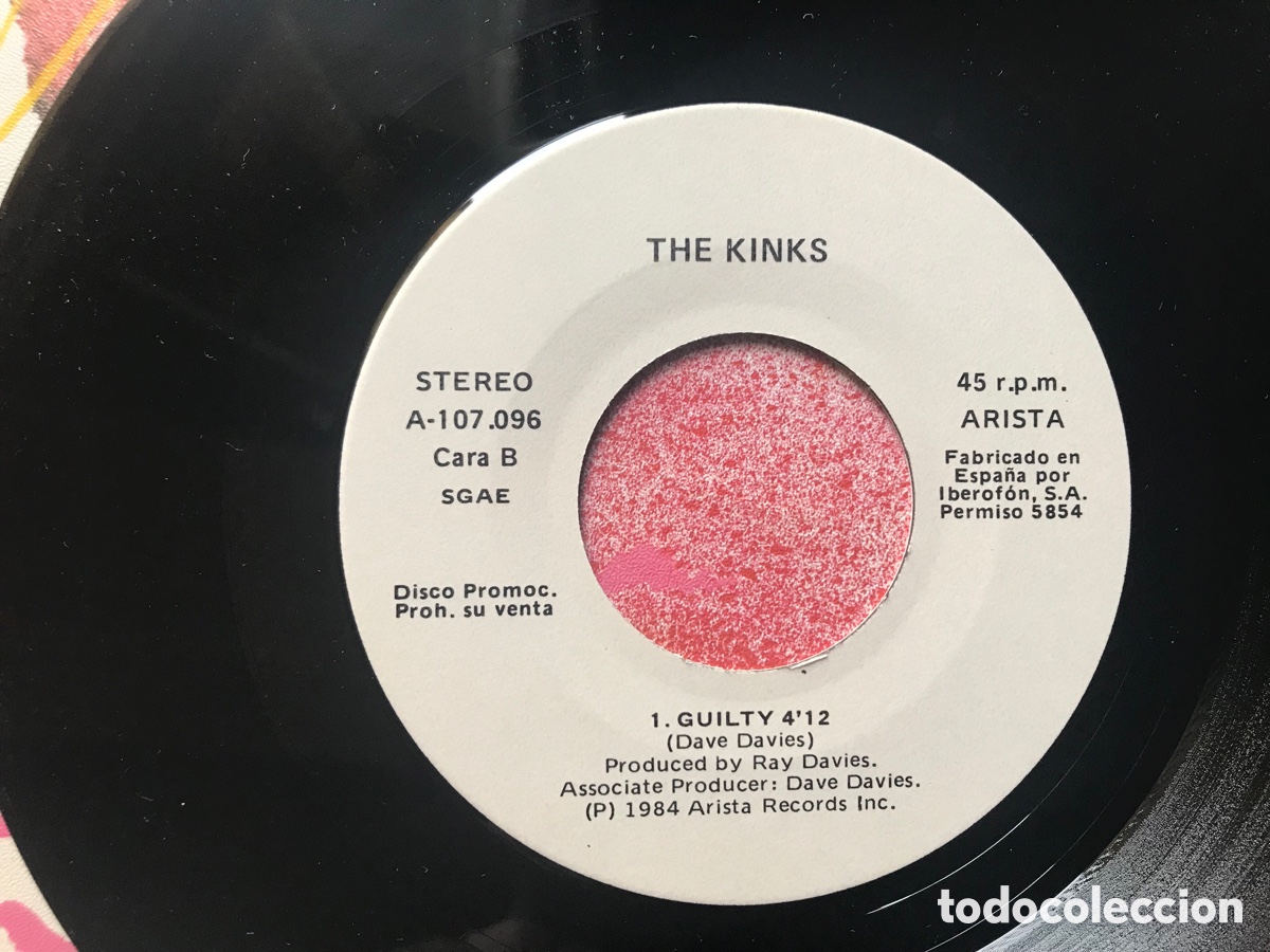 Discos de vinilo: The Kinks. Do it again. Guilty. Arista - Foto 4
