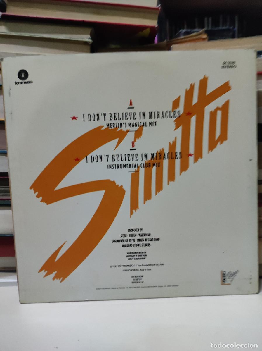 Discos de vinilo: Sinitta &ndash; I Dont Believe In Miracles - Foto 2