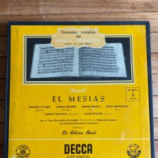 Discos de vinilo: EL MESIAS DE HAENDEL . 4 DISCOS . FILARMÓNICA DE LONDRES. Lote 369413151
