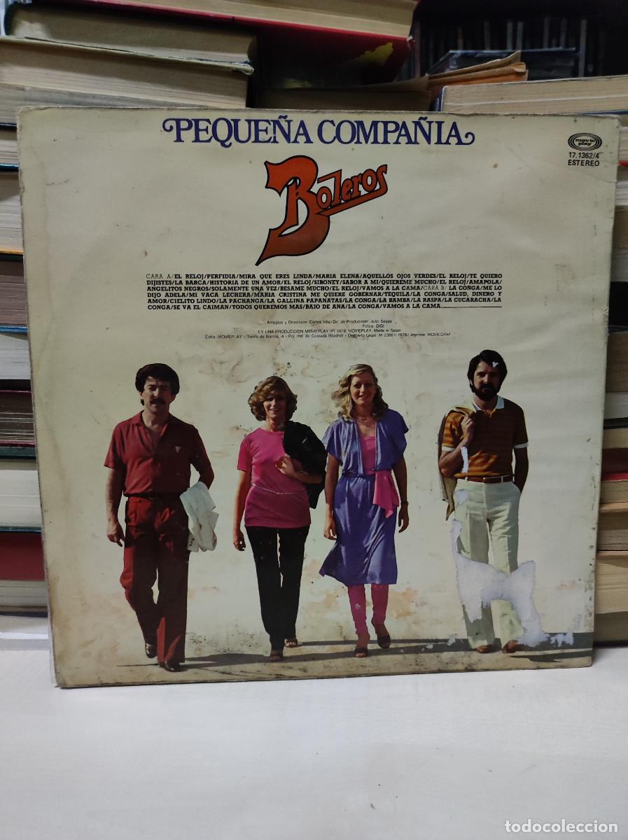 Discos de vinilo: Peque&ntilde;a Compa&ntilde;ia &ndash; Boleros - Foto 2