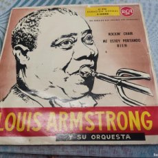 Discos de vinilo: LOUIS ARMSTRONG Y SU ORQUESTA, SG, ROCKIN´CHAIR + 1, AÑO 1959