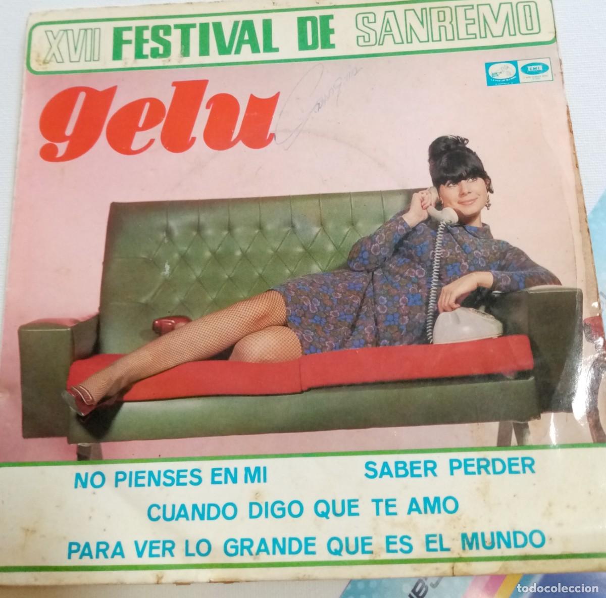 Vinyl-Schallplatten: GELU-NO PIIENSES EN MI+3-LA VOZ DE SU AMO EPL 14.336-PEDIDO MINIMO 10 EUROS