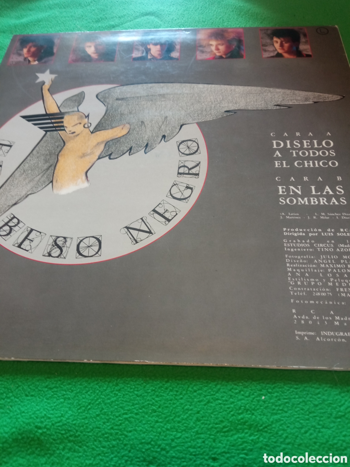 Discos de vinilo: El beso negro - D&iacute;selo a todos - Foto 2