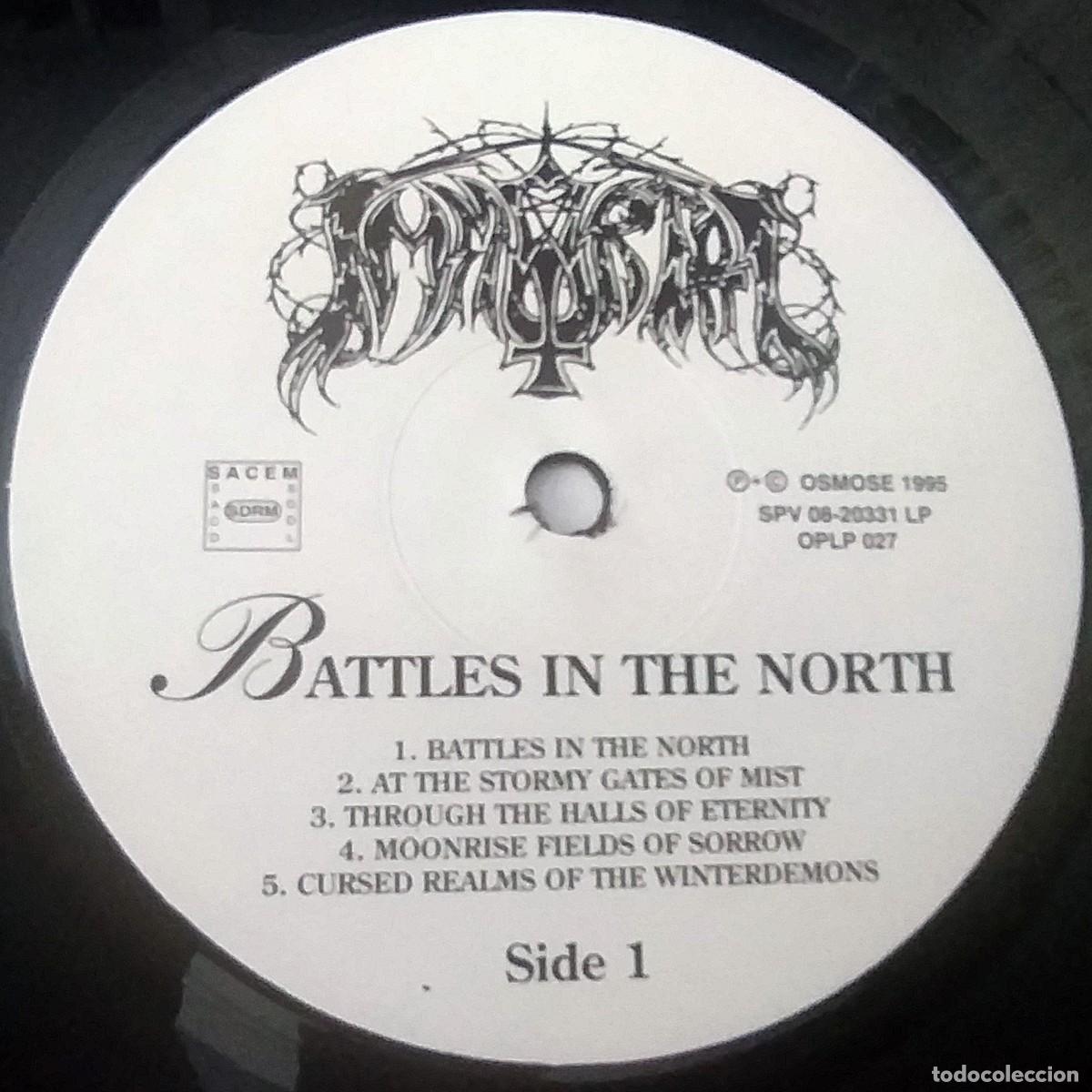 Discos de vinilo: LP IMMORTAL - BATTLE IN THE NORTH - Foto 4