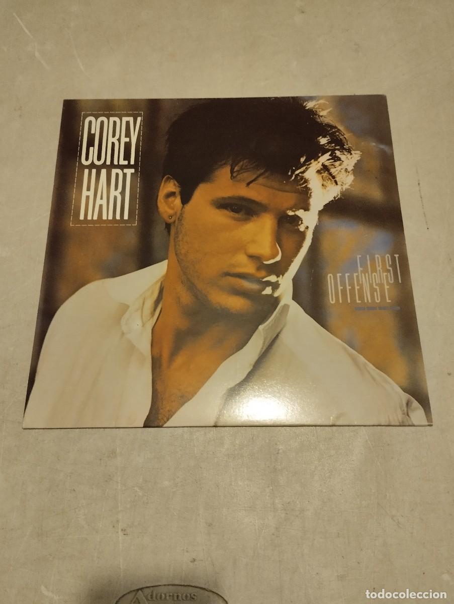 Discos de vinilo: Corey Hart First Offense Esp.1984 encarte letras - Foto 1