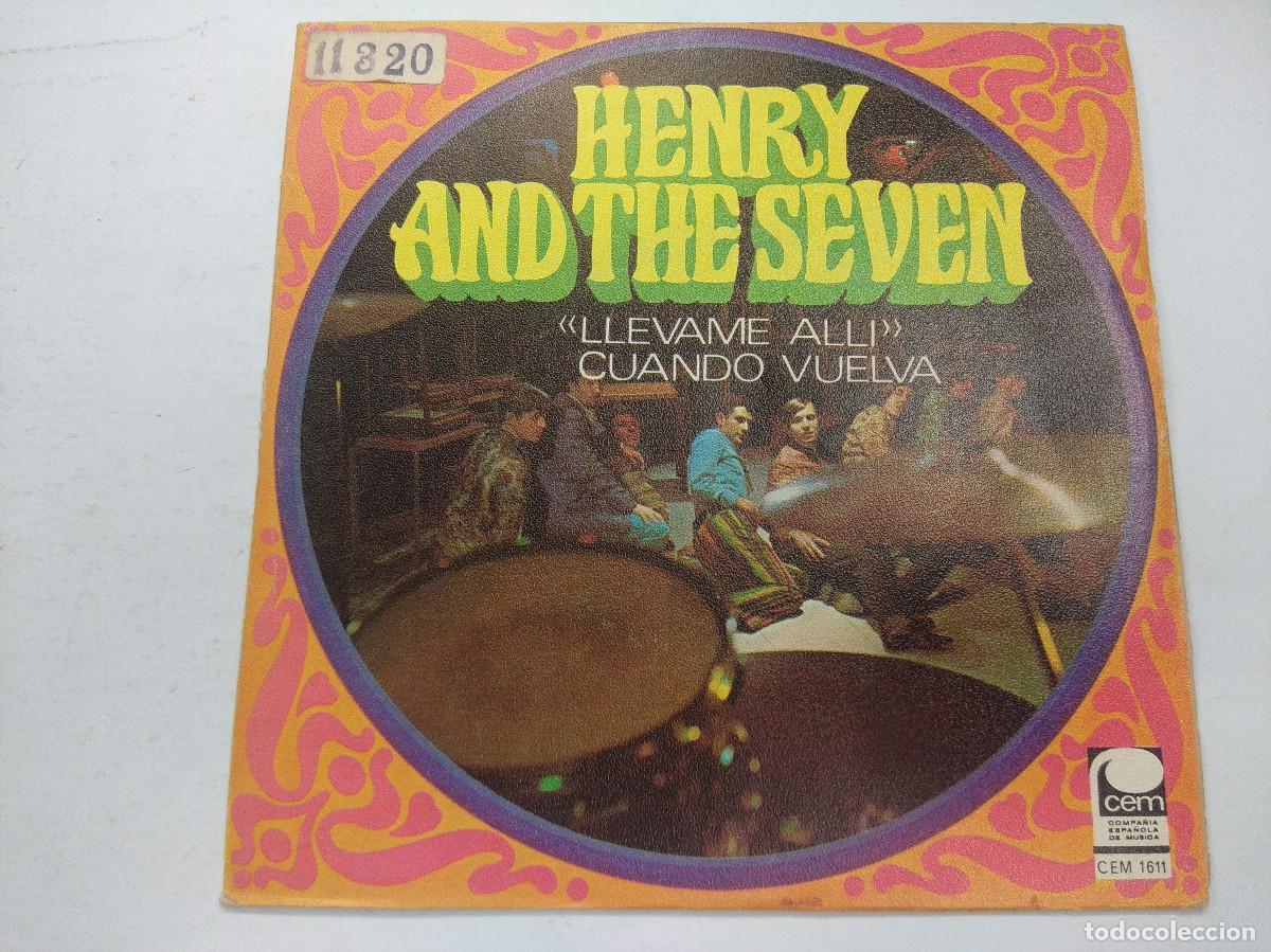 Discos de vinilo: HENRY AND THE SEVEN/LLEVAME ALLI/SINGLE. - Foto 1