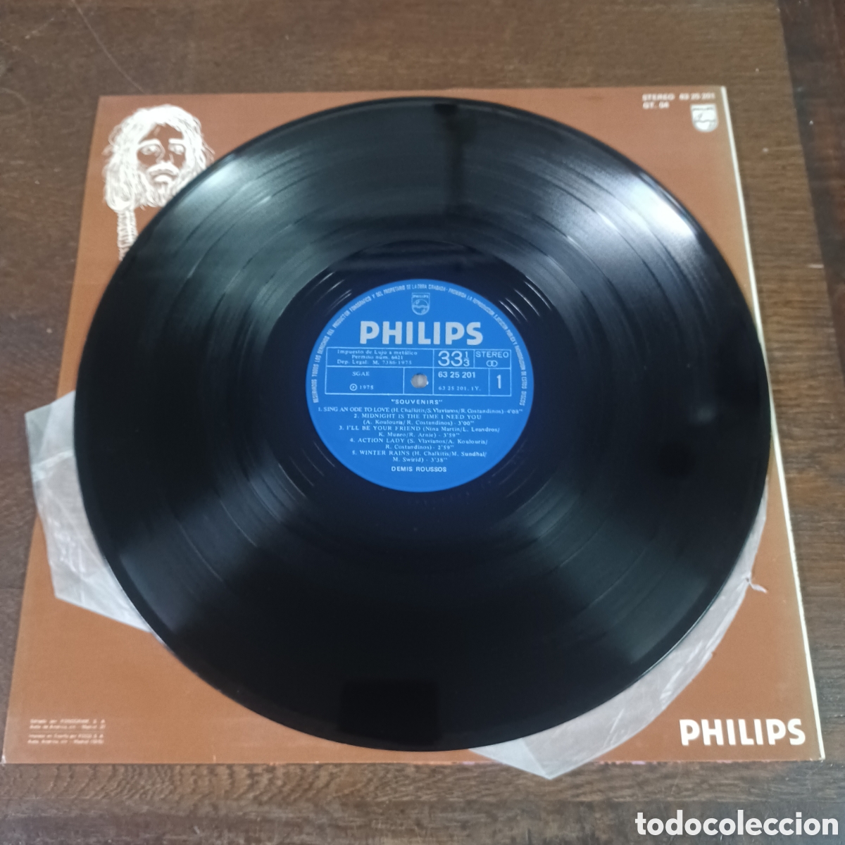 Discos de vinilo: DEMIS ROUSSOS - SOUVENIRS 1975 LP. - Foto 4