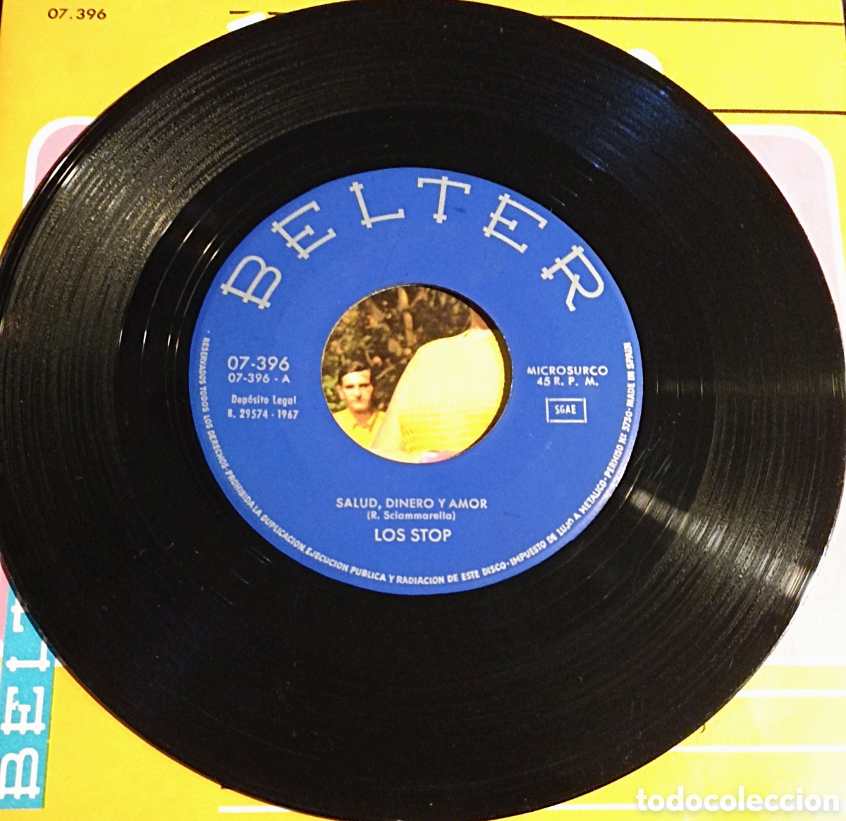 Discos de vinilo: SINGLE LOS STOP - TRES COSAS - BELTER 1967 - Foto 3