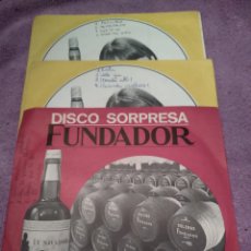 Discos de vinilo: LOTE PACK-DISCO SORPRESA FUNDADOR-3 SINGLE VINILO 7”. Lote 370056386