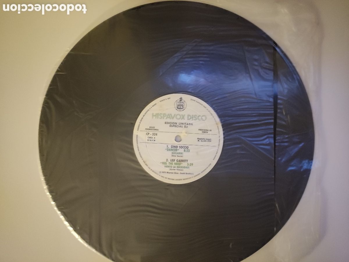 Discos de vinilo: Various &ndash; Hispavox Disco 1 - Hispavox &ndash; CP-324 - 1979 - Foto 3