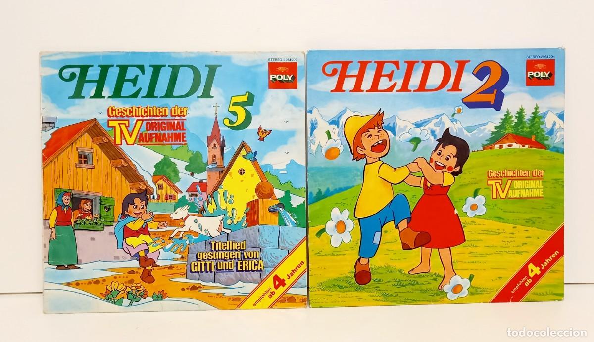 Discos de vinilo: 2 Lps Heidi (2 y 5). Poly. 1977 Printed in West Germany - Foto 1