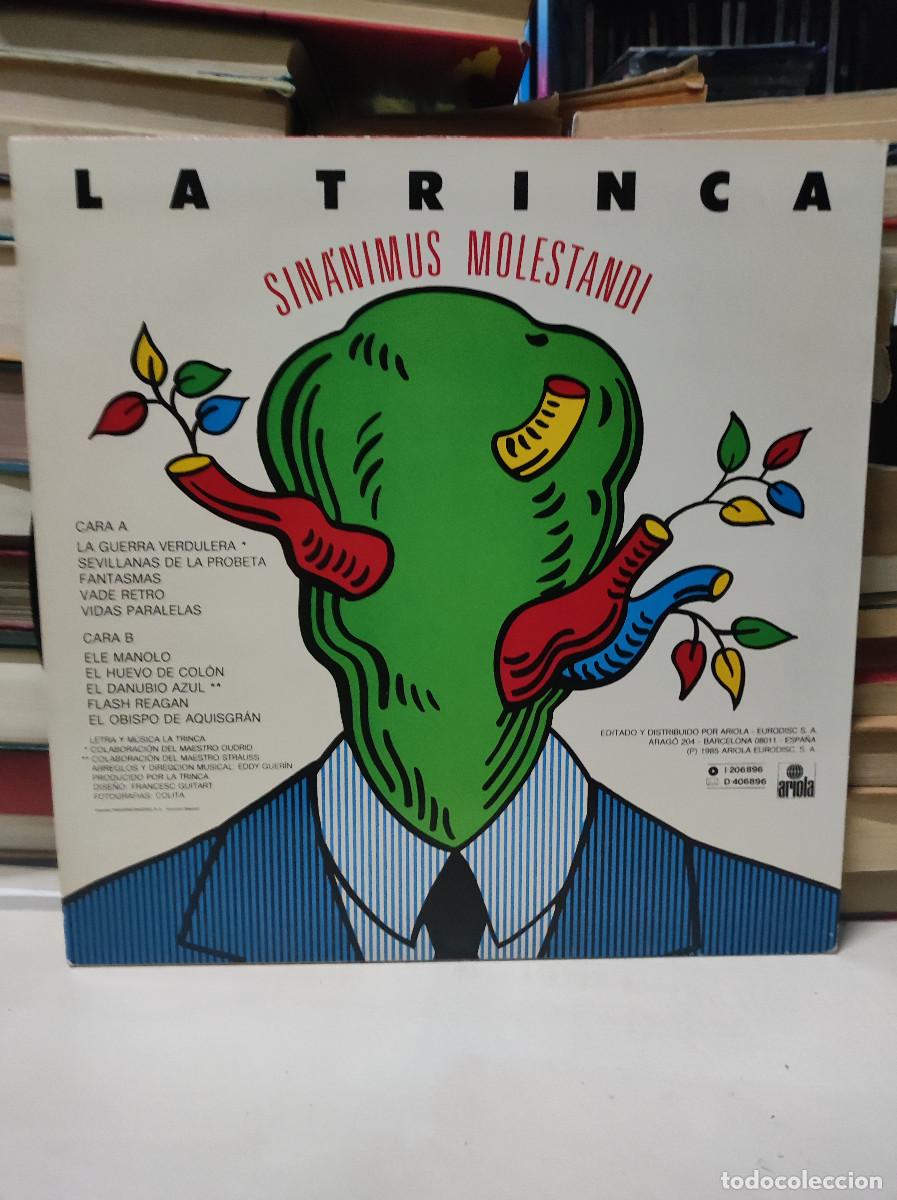 Discos de vinilo: La Trinca &ndash; Sin&aacute;nimus Molestandi - Foto 2